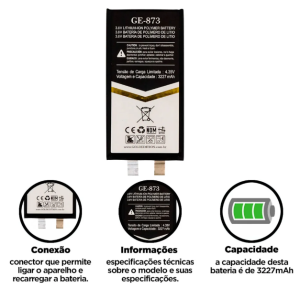 Bateria Gold Edition compativel Apple iPhone 13 Ge-873 Sem Flex