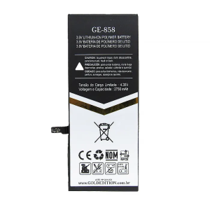 Bateria Ge-858 Gold Edition compatível com Iphone 6s Plus 