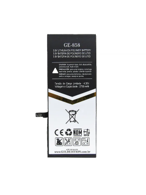 Bateria Ge-858 Gold Edition compatível com Iphone 6s Plus 
