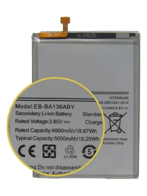 Bateria EB-BA136ABY compatível com Samsung A136 Galaxy A13 5G/M135 Galaxy M13