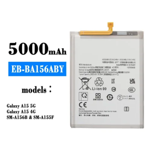 Bateria EB-BA156ABY compatível com Samsung A155 Galaxy A15/A156 Galaxy A15 5G