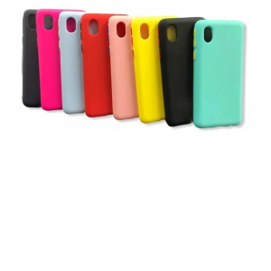 Capa colorida maleável para samsung galaxy a01 core