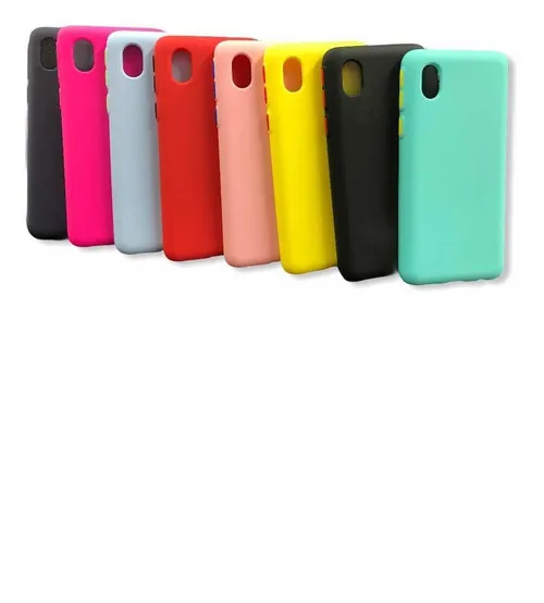 Capa colorida maleável para samsung galaxy a01/ m01