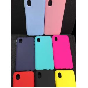 Capa colorida maleável para samsung galaxy a01 core