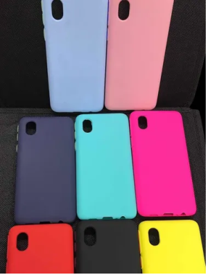 Capa colorida maleável para samsung galaxy a01/ m01