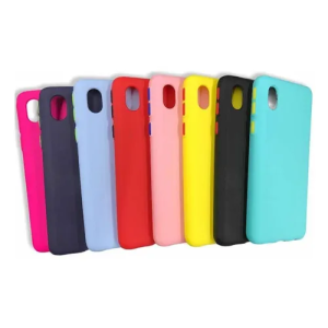 Capa colorida maleável para samsung galaxy a01 core