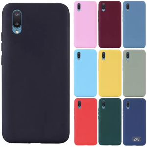 Capa colorida maleável para samsung galaxy a02