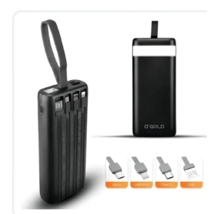 Carregador Portátil Power Bank indução a Gold 20000 Mah BTE-05