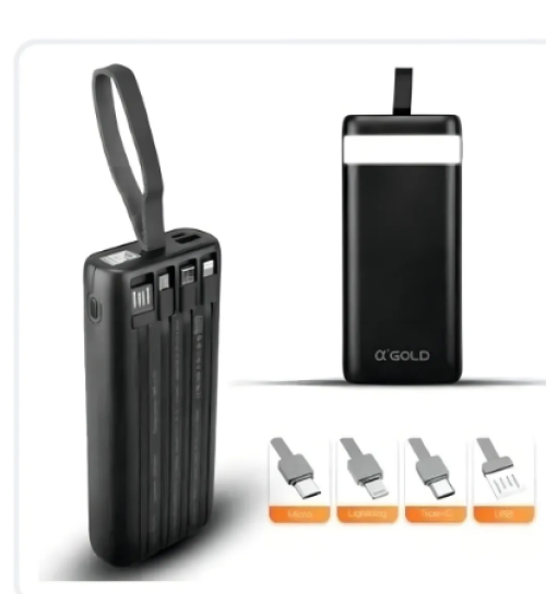 Carregador Portátil Power Bank indução a Gold 20000 Mah BTE-05 Carregador Portátil Power Bank indução a Gold 20000 Mah BTE-05