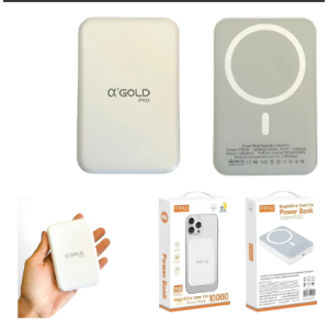 Carregador Portátil Power Bank indução a Gold 10000 Mah bte-07b 