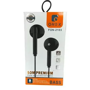 Fone de ouvido P2 com microfone 1.2M onex fon-2103