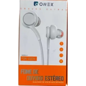 Fone de ouvido  com microfone onex fon-2204